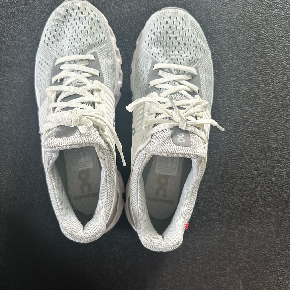 On Running Gray Athletic Shoes with Cushioned Sole - Picture 5 of 5